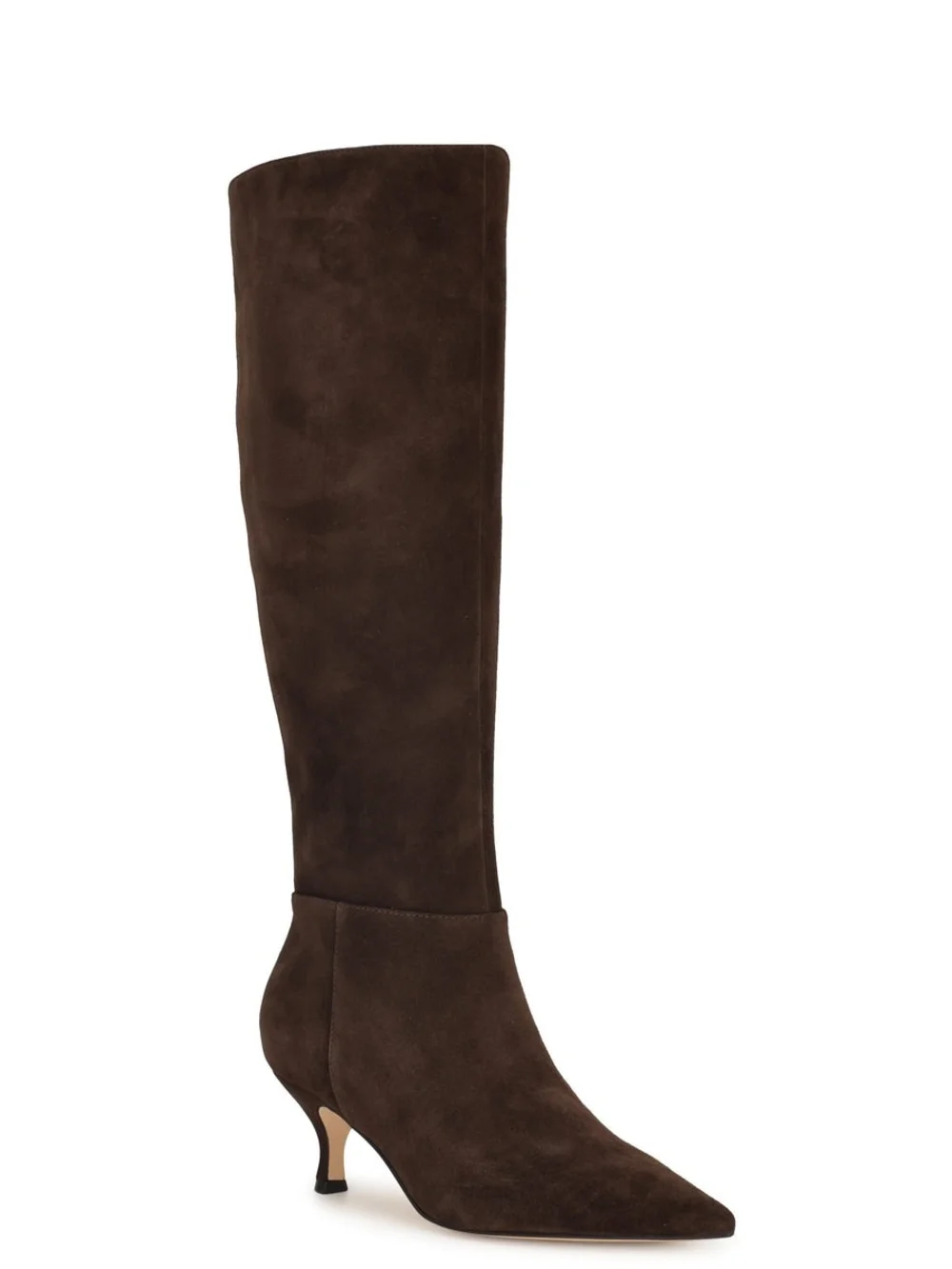 Nine West Women's Dark Brown Suede Over-the-Knee Boots Nine West Caddy Boo  8.5m